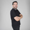 POLO NEGRO HOMBRE M/C C/CAMISERO GARYS | Polos | Uniformes