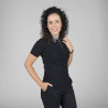 POLO NEGRO MUJER M/C C/CAMISERO GARYS | Polos | Uniformes