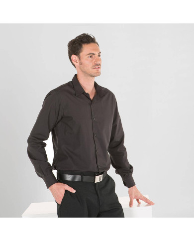CAMISA HOMBRE SLIM FIT POPELIN NERI GARYS | Camisas