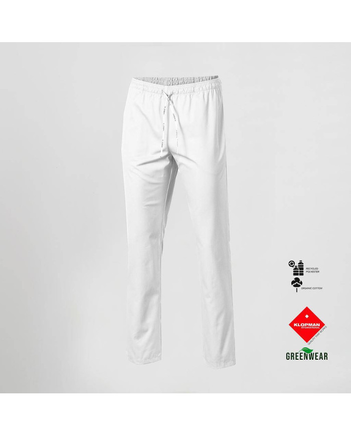 PANTALON UNISEX CON GOMA Y CORDON TEJIDO ORGANICO Y RECICLADO KLOPMAN GARYS