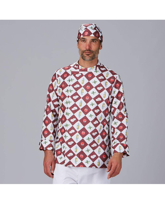 CHAQUETA COCINA UNISEX ESTAMPADA VAZQUEZ GARYS