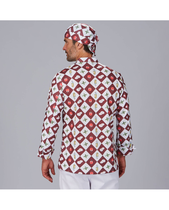 CHAQUETA COCINA UNISEX ESTAMPADA VAZQUEZ GARYS