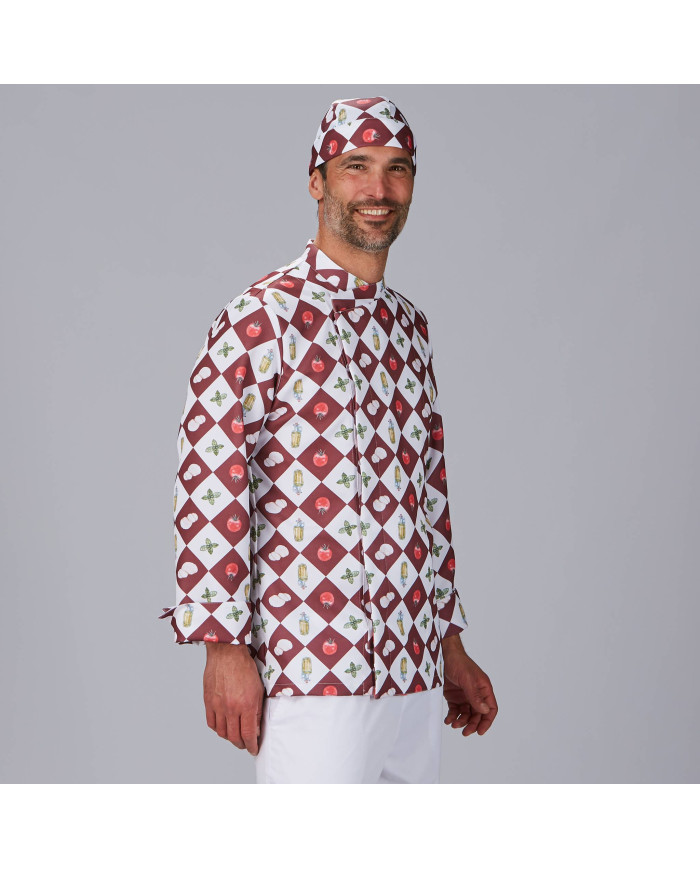 CHAQUETA COCINA UNISEX ESTAMPADA VAZQUEZ GARYS