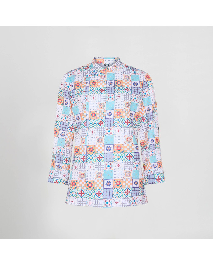 CHAQUETA COCINA UNISEX ESTAMPADA VAZQUEZ GARYS