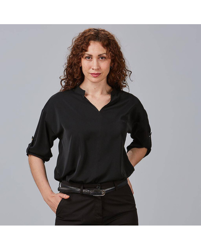 BLUSA MUJER MANGA ROLL UP MICAELA GARYS