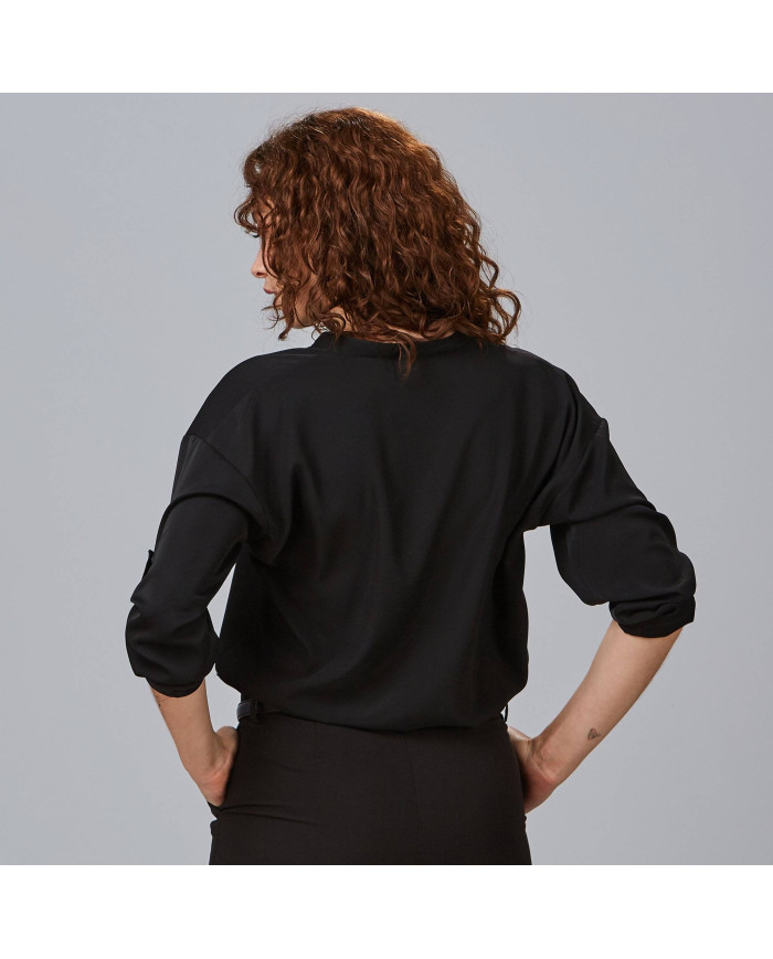 BLUSA MUJER MANGA ROLL UP MICAELA GARYS
