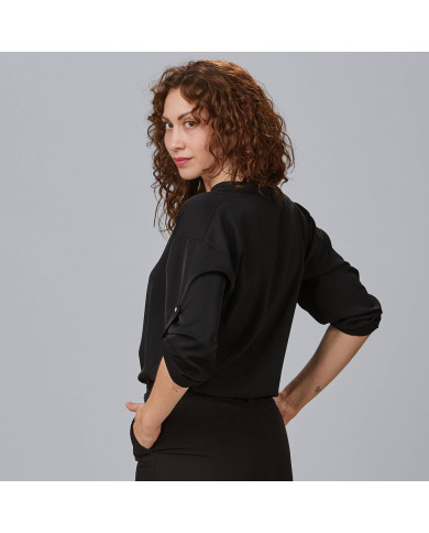 BLUSA MUJER MANGA ROLL UP MICAELA GARYS