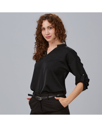 BLUSA MUJER MANGA ROLL UP MICAELA GARYS