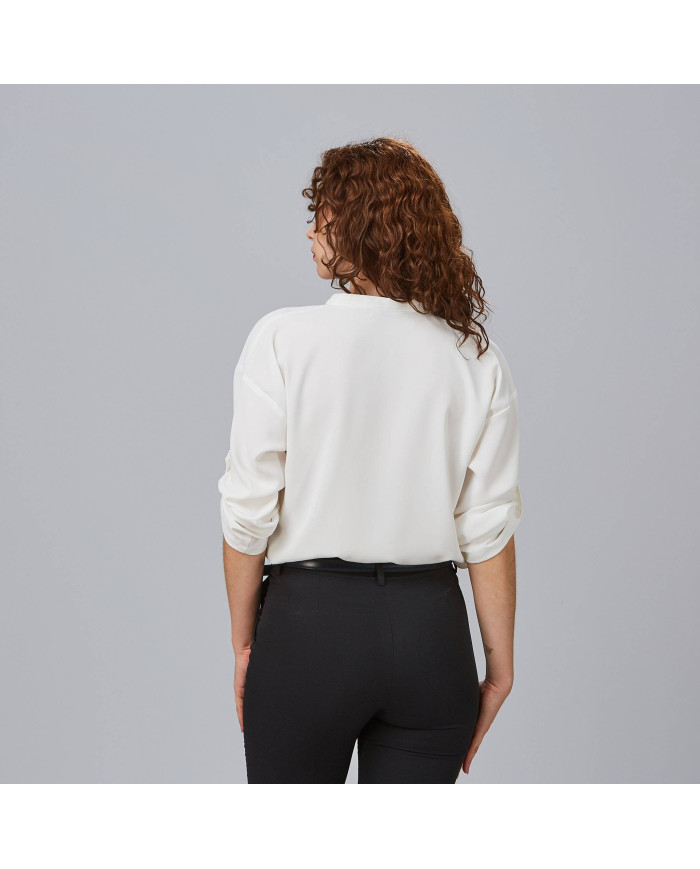 BLUSA MUJER MANGA ROLL UP MICAELA GARYS