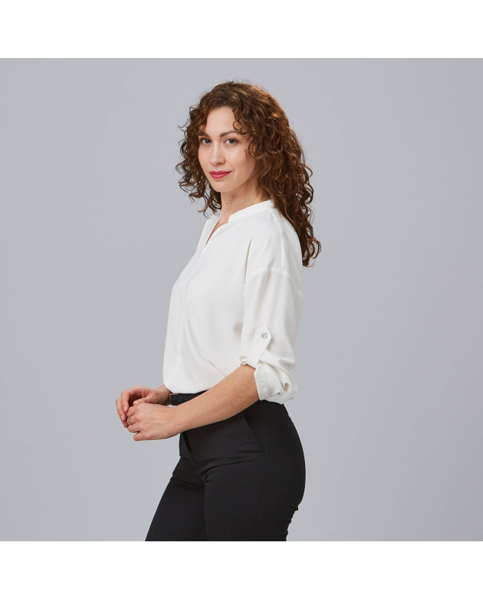 BLUSA MUJER MANGA ROLL UP MICAELA GARYS