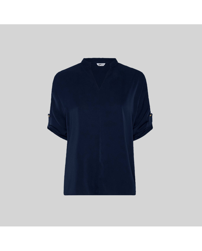 BLUSA MUJER MANGA ROLL UP MICAELA GARYS