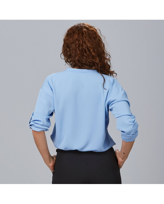BLUSA MUJER MANGA ROLL UP MICAELA GARYS
