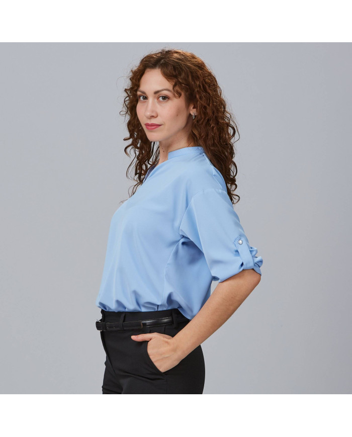 BLUSA MUJER MANGA ROLL UP MICAELA GARYS