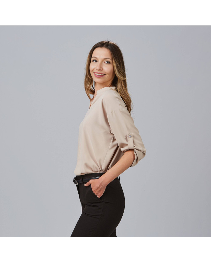 BLUSA MUJER MANGA ROLL UP MICAELA GARYS