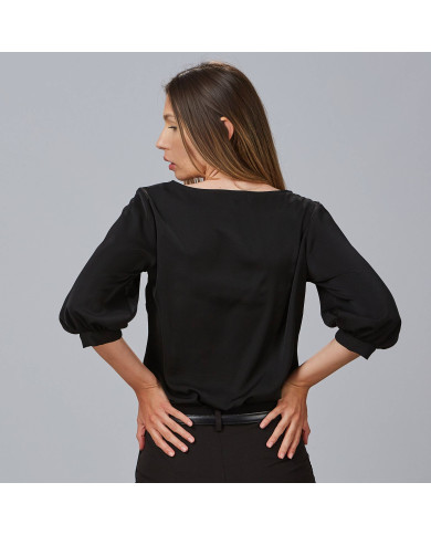BLUSA MUJER MANGA RIZADA ROSANNA GARYS