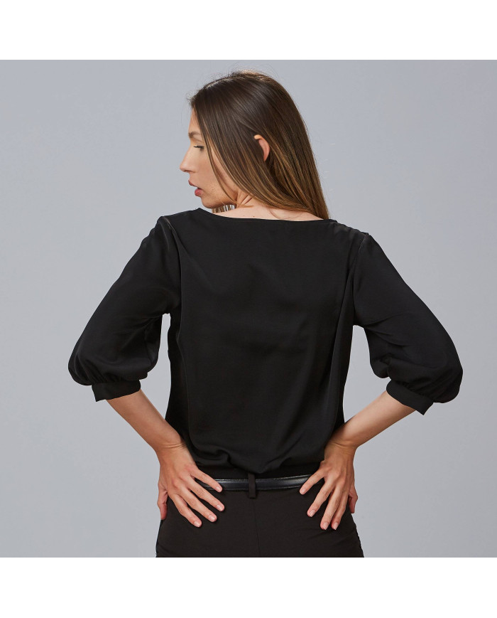 BLUSA MUJER MANGA RIZADA ROSANNA GARYS