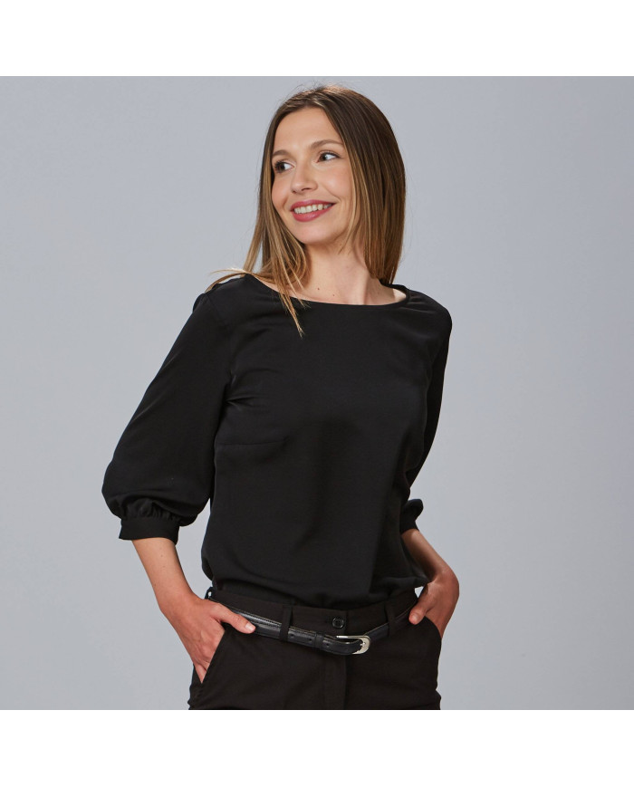 BLUSA MUJER MANGA RIZADA ROSANNA GARYS