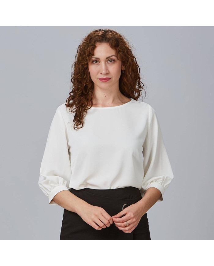 BLUSA MUJER MANGA RIZADA ROSANNA GARYS