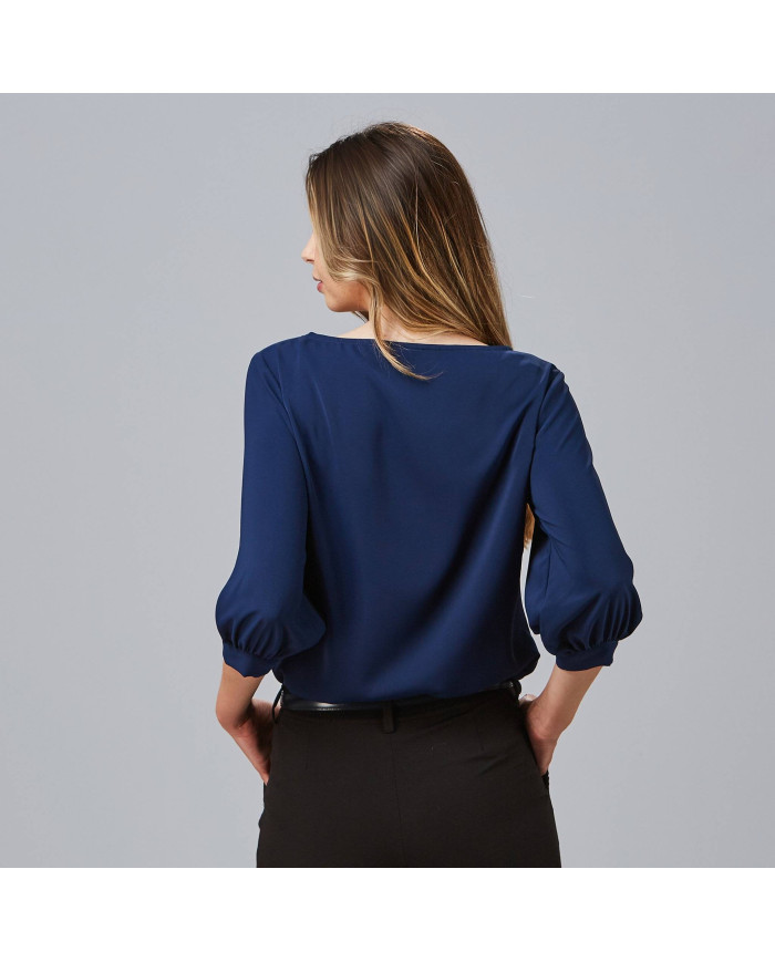 BLUSA MUJER MANGA RIZADA ROSANNA GARYS