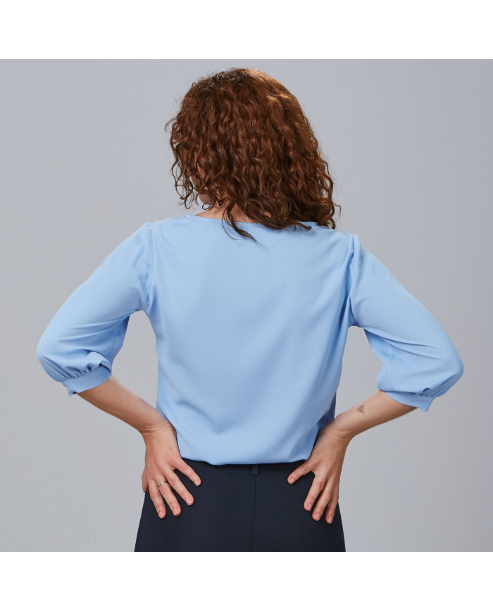 BLUSA MUJER MANGA RIZADA ROSANNA GARYS