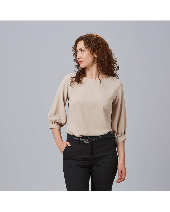 BLUSA MUJER MANGA RIZADA ROSANNA GARYS