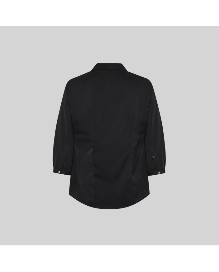 BLUSA MUJER CUELLO SOLAPA LAZO FLAVIA GARYS