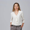 BLUSA MUJER CUELLO SOLAPA LAZO FLAVIA GARYS