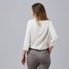 BLUSA MUJER CUELLO SOLAPA LAZO FLAVIA GARYS
