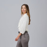 BLUSA MUJER CUELLO SOLAPA LAZO FLAVIA GARYS