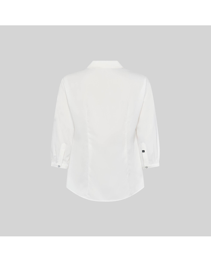 BLUSA MUJER CUELLO SOLAPA LAZO FLAVIA GARYS