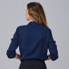 BLUSA MUJER CUELLO SOLAPA LAZO FLAVIA GARYS
