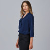 BLUSA MUJER CUELLO SOLAPA LAZO FLAVIA GARYS