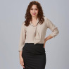 BLUSA MUJER CUELLO SOLAPA LAZO FLAVIA GARYS