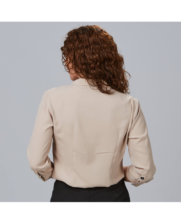 BLUSA MUJER CUELLO SOLAPA LAZO FLAVIA GARYS