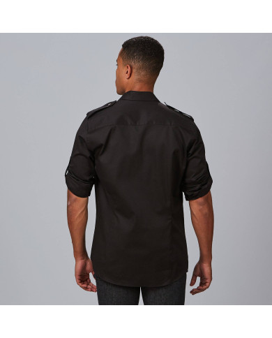 CAMISA UNISEX MANGA ROLL UP MICHELE GARYS