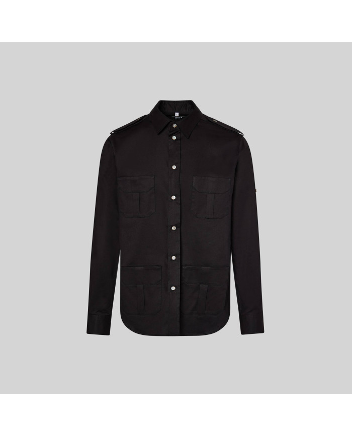 CAMISA UNISEX MANGA ROLL UP MICHELE GARYS