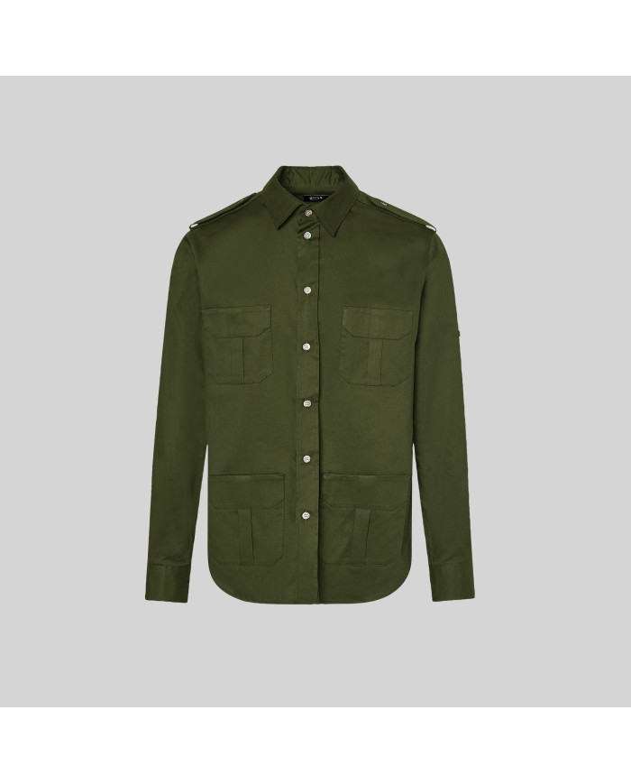 CAMISA UNISEX MANGA ROLL UP MICHELE GARYS