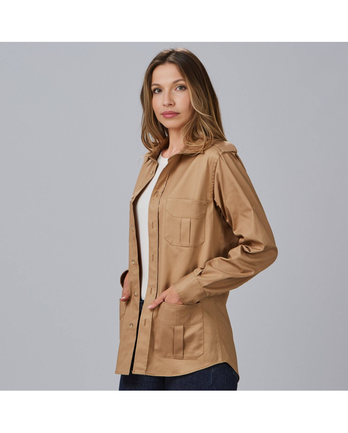 CAMISA UNISEX MANGA ROLL UP MICHELE GARYS
