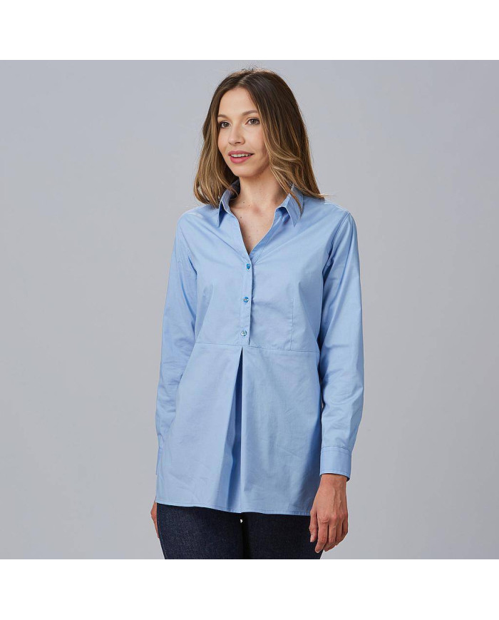 CAMISA MUJER MANGA ROLL UP LIVIA GARYS