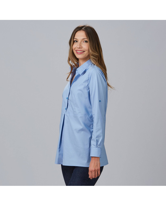 CAMISA MUJER MANGA ROLL UP LIVIA GARYS
