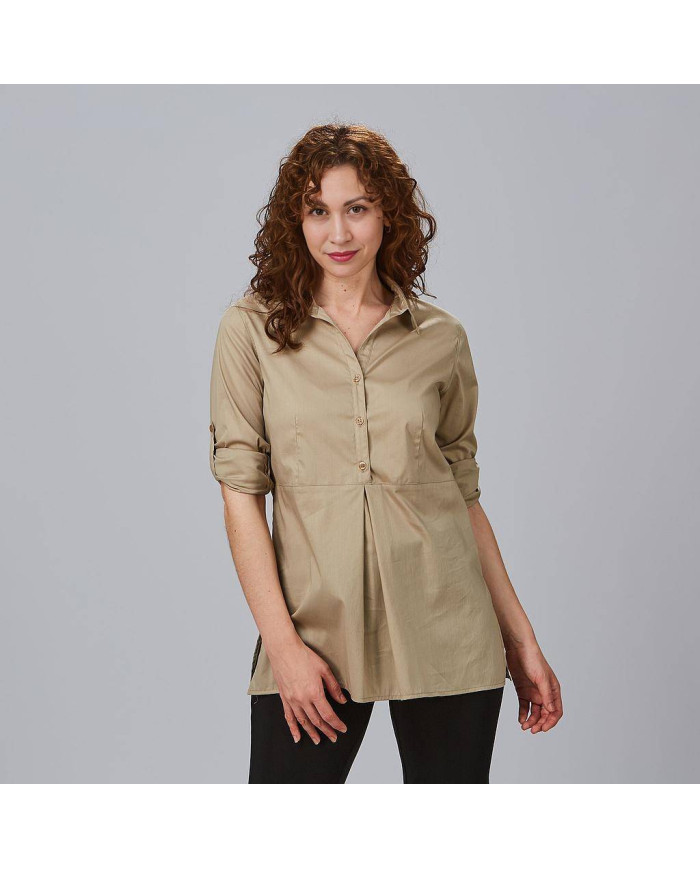 CAMISA MUJER MANGA ROLL UP LIVIA GARYS