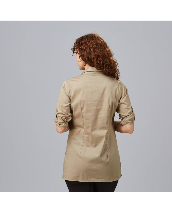 CAMISA MUJER MANGA ROLL UP LIVIA GARYS
