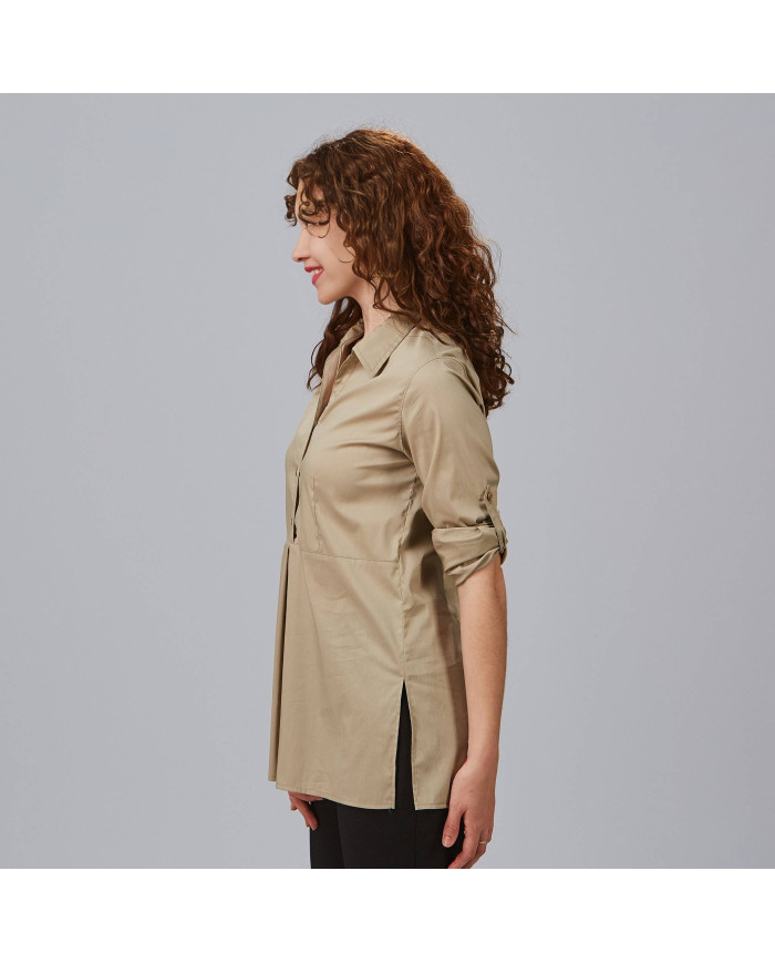 CAMISA MUJER MANGA ROLL UP LIVIA GARYS