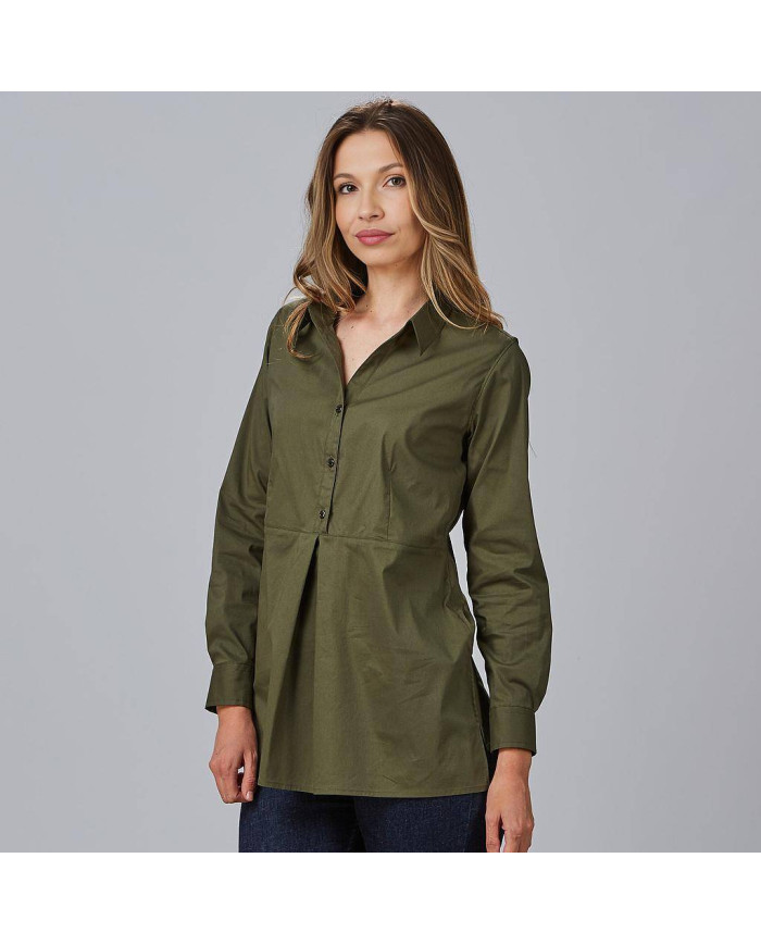 CAMISA MUJER MANGA ROLL UP LIVIA GARYS