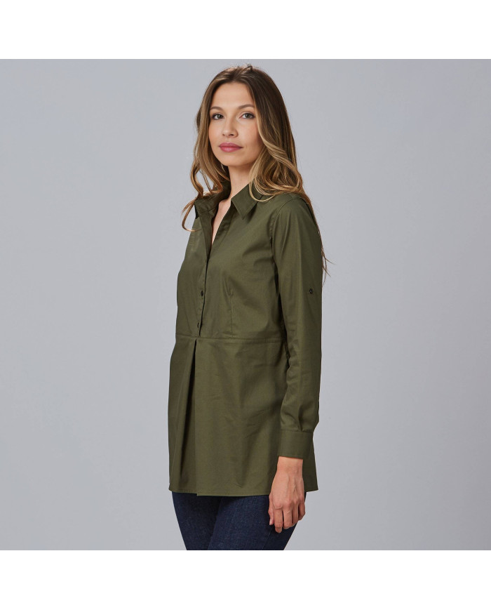 CAMISA MUJER MANGA ROLL UP LIVIA GARYS