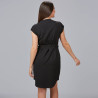 VESTIDO BOTON FORRADO VIVAZ X.LINEN GARYS