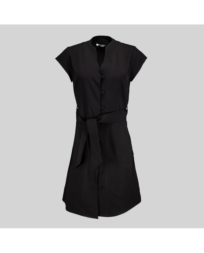VESTIDO BOTON FORRADO VIVAZ X.LINEN GARYS