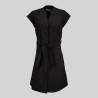 VESTIDO BOTON FORRADO VIVAZ X.LINEN GARYS