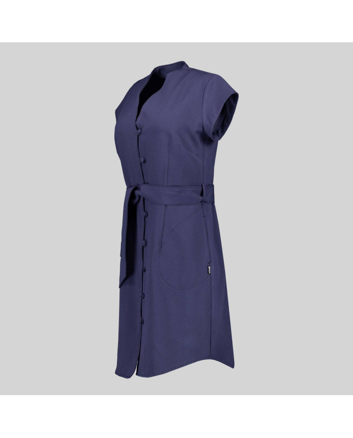 VESTIDO BOTON FORRADO VIVAZ X.LINEN GARYS