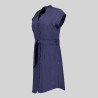 VESTIDO BOTON FORRADO VIVAZ X.LINEN GARYS